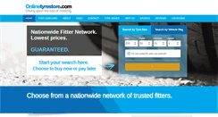 Desktop Screenshot of onlinetyrestore.com