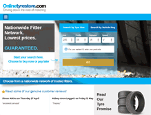 Tablet Screenshot of onlinetyrestore.com